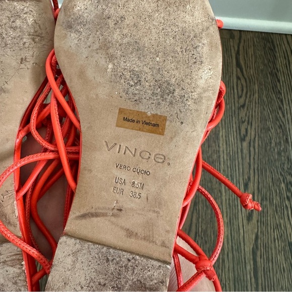 Vince Kenna knotted scrappy ankle sandals size 8.5 - Picture 8 of 8